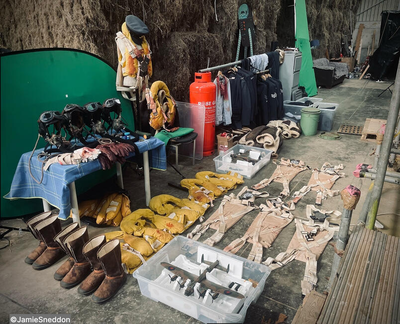 Goodtime Charlie - Costume items &amp; our model Lancs