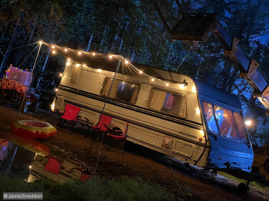 Winnie the Pooh Blood &amp; Honey 2 - Flipping the caravan..