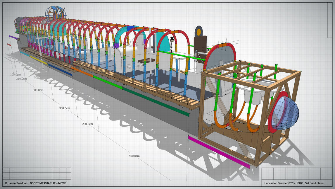 Goodtime Charlie - Lancaster GTC JS071 - 3D plans - Sketchup