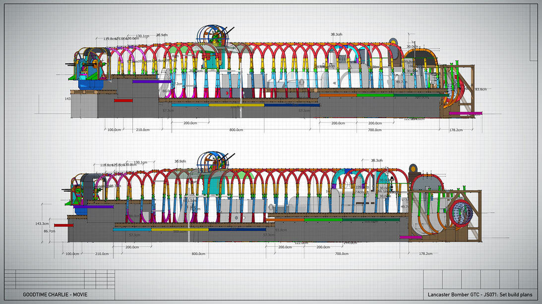 Goodtime Charlie - Lancaster Set Plans - Sketchup